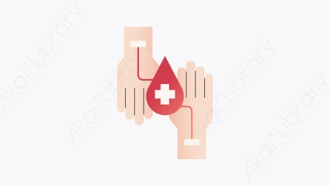 图片素材-010-献血blood_donation扁平卡通献血图标