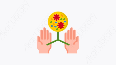 图片素材-010-冠状病毒coronavirus扁平卡通手洗洗手元素图标