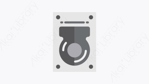 图片素材-010-硬盘harddisk扁平卡通技术元素图标