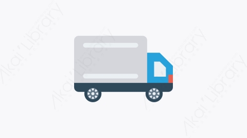 图片素材-010-卡车-6truck扁平卡通交通工具汽车元素图标