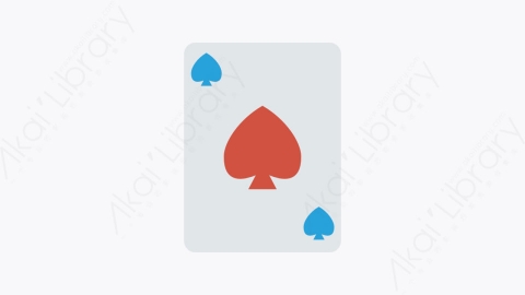 图片素材-0101-扑克牌card卡通扁平体育与健身元素图标