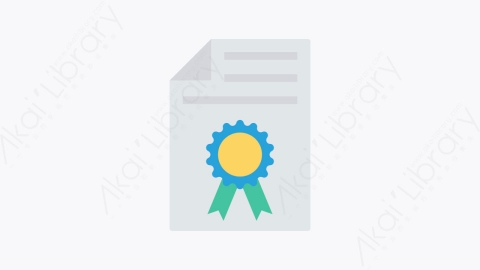 图片素材-0106-证书-8certificate卡通扁平学校与教育元素图标