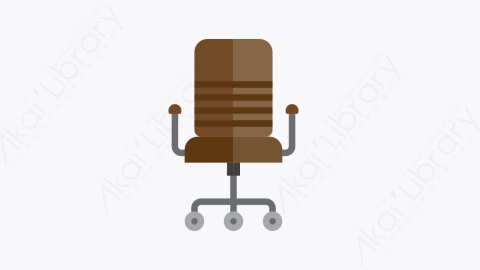 图片素材-011-椅子chair扁平卡通家用元素图标