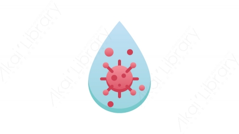 图片素材-011滴_droplet病毒Covid 19医疗道具元素图标