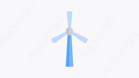 图片素材-011-风车eolicenergy扁平卡通工业元素图标