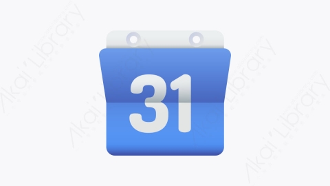 图片素材-011-谷歌日历google_calendar扁平卡通Google Suite元素图标