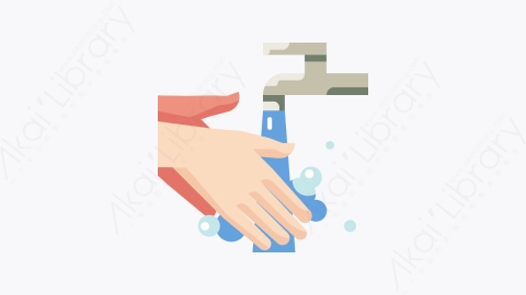 图片素材-011-洗手wash_your_hands扁平卡通洗手元素图标