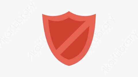 图片素材-0114-屏蔽shield卡通扁平生活日常安全元素图标