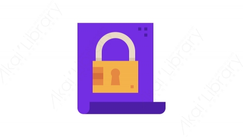 图片素材-012加密_encrypt金融财经科技道具元素图标