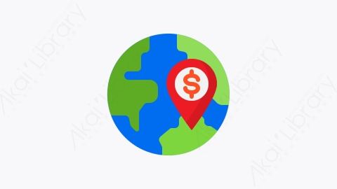 图片素材-012-全球global扁平卡通业务元素图标