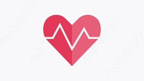 图片素材-012-心率heartrate扁平卡通卫生保健元素图标
