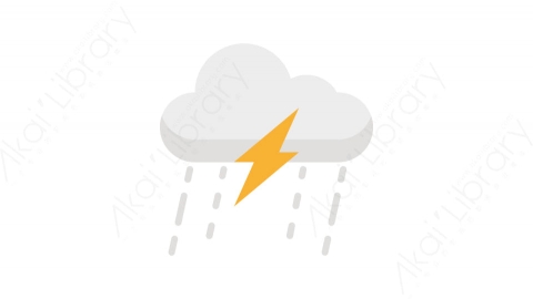 图片素材-012风雨如磐_stormy天气道具元素图标