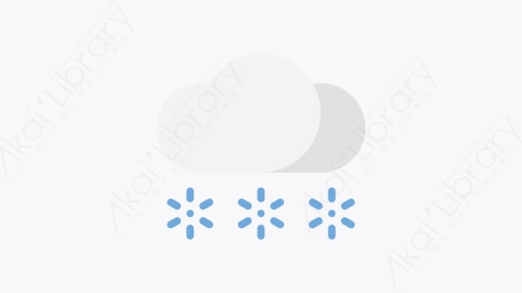 图片素材-013-下雪-1snowing扁平卡通天气元素图标