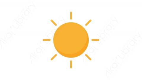 图片素材-013晴天_sunny天气道具元素图标