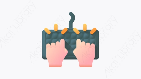 图片素材-013-工作working扁平卡通工作主页元素图标
