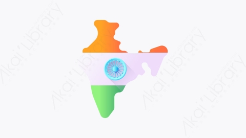 图片素材-014-印度india扁平卡通印度元素图标