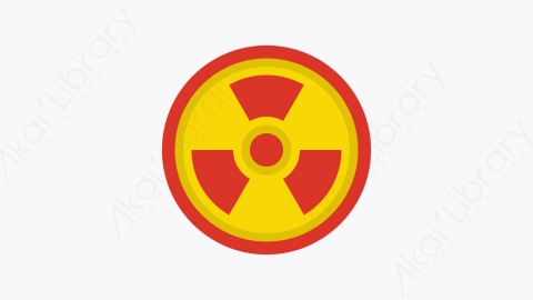 图片素材-014-辐射radiation扁平卡通医院元素图标