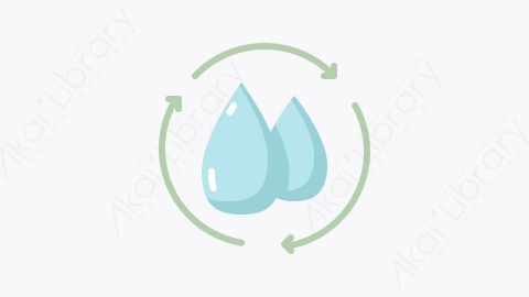 图片素材-014-回用水reuse_water扁平卡通生态图标