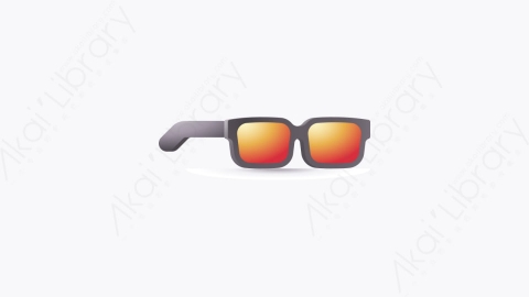 图片素材-014-太阳镜sunglasses卡通夏季元素图标