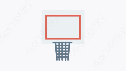 图片素材-0142-篮球-1basketball卡通扁平体育与健身元素图标