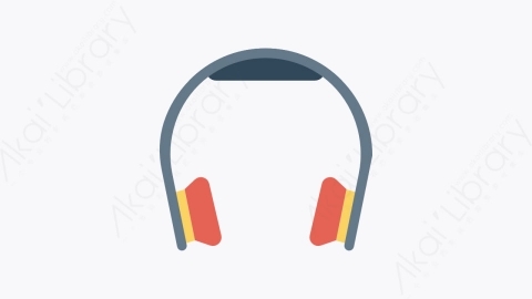 图片素材-0143-耳机headphone卡通扁平通信沟通元素图标