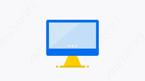 图片素材-015-计算机-5computer扁平卡通计算机和网络元素图标