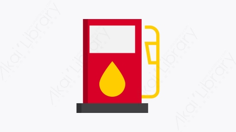 图片素材-015-燃油fuel扁平卡通城市污染元素图标
