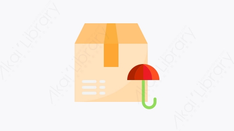 图片素材-015-保持干燥keepdry扁平卡通快递运输交付元素图标
