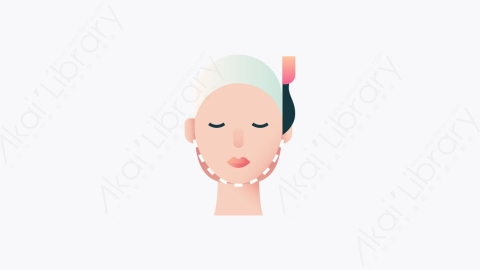 图片素材-015-整形外科plastic_surgery扁平卡通整形外科图标