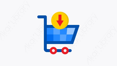 图片素材-015-购物车shopping_cart扁平卡通电子商务和购物元素图标