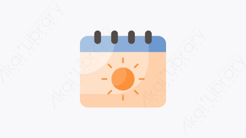 图片素材-015-夏季summertime扁平卡通夏季海滩元素图标