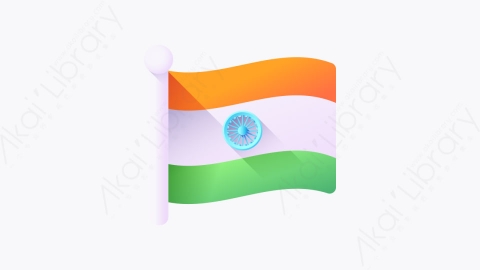 图片素材-016-印度india扁平卡通印度元素图标