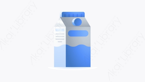 图片素材-016-牛奶milk卡通饮料元素图标