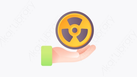 图片素材-016-核能nuclear扁平卡通核能元素图标