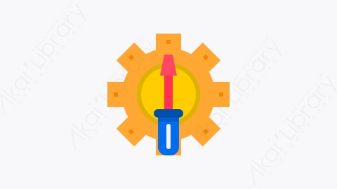 图片素材-016-维修repair扁平卡通工程元素图标