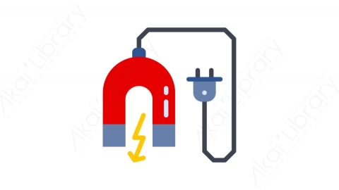图片素材-017电磁铁_electromagnet电力充电道具元素图标