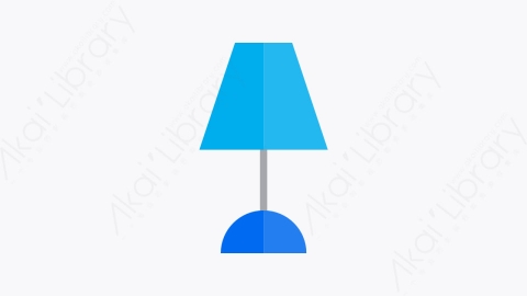 图片素材-017-台灯-1lamp扁平卡通家用元素图标