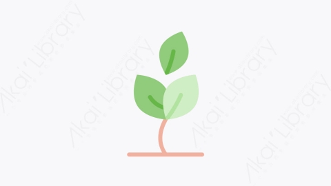 图片素材-017-自然nature扁平卡通生态元素图标