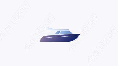 图片素材-017-快艇speed_boat扁平卡通潜水设备图标