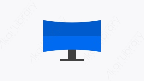 图片素材-018-监视器-1monitor扁平卡通技术元素图标