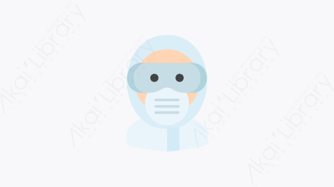 图片素材-018-安全谷歌safety_googles扁平卡通冠状病毒元素图标