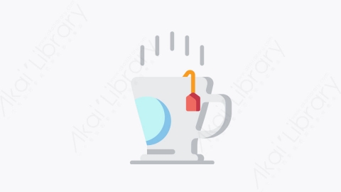 图片素材-018-茶杯tea扁平卡通冬季元素图标