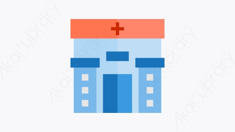 图片素材-019-医院-1hospital扁平卡通卫生保健元素图标
