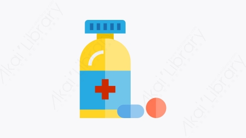 图片素材-019-医学medicine扁平卡通卫生保健元素图标