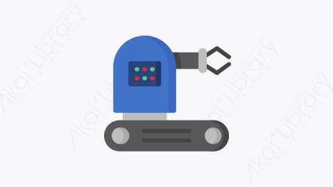 图片素材-019-机器人robot扁平卡通电器科技技术元素图标