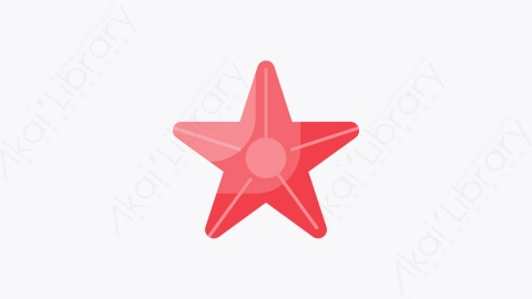 图片素材-019-海星starfish扁平卡通夏季海滩元素图标