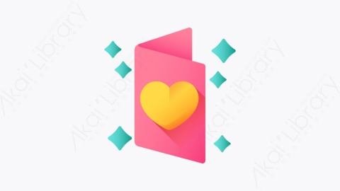 图片素材-020-贺卡card扁平卡通情人节元素图标