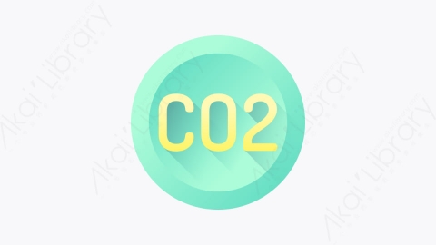 图片素材-020-二氧化碳co扁平卡通生态元素图标