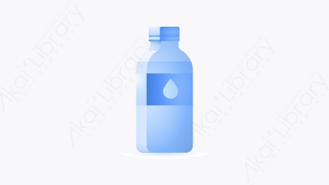 图片素材-020-矿泉水mineral_water卡通饮料元素图标