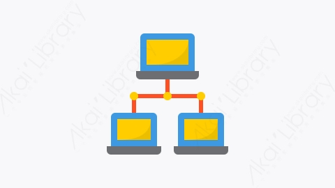 图片素材-020-网络networking扁平卡通网络技术元素图标